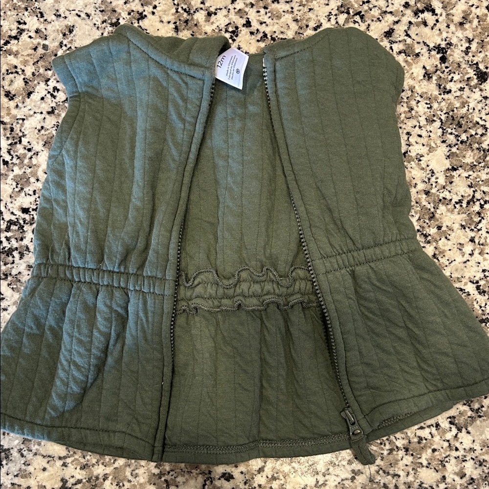 Carter's Gray Quilted Vest
